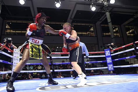 Tika Hemingway perfects her boxing 